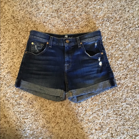 7 For All Mankind Pants - 7 For All Mankind Cuffed Shorts (24)